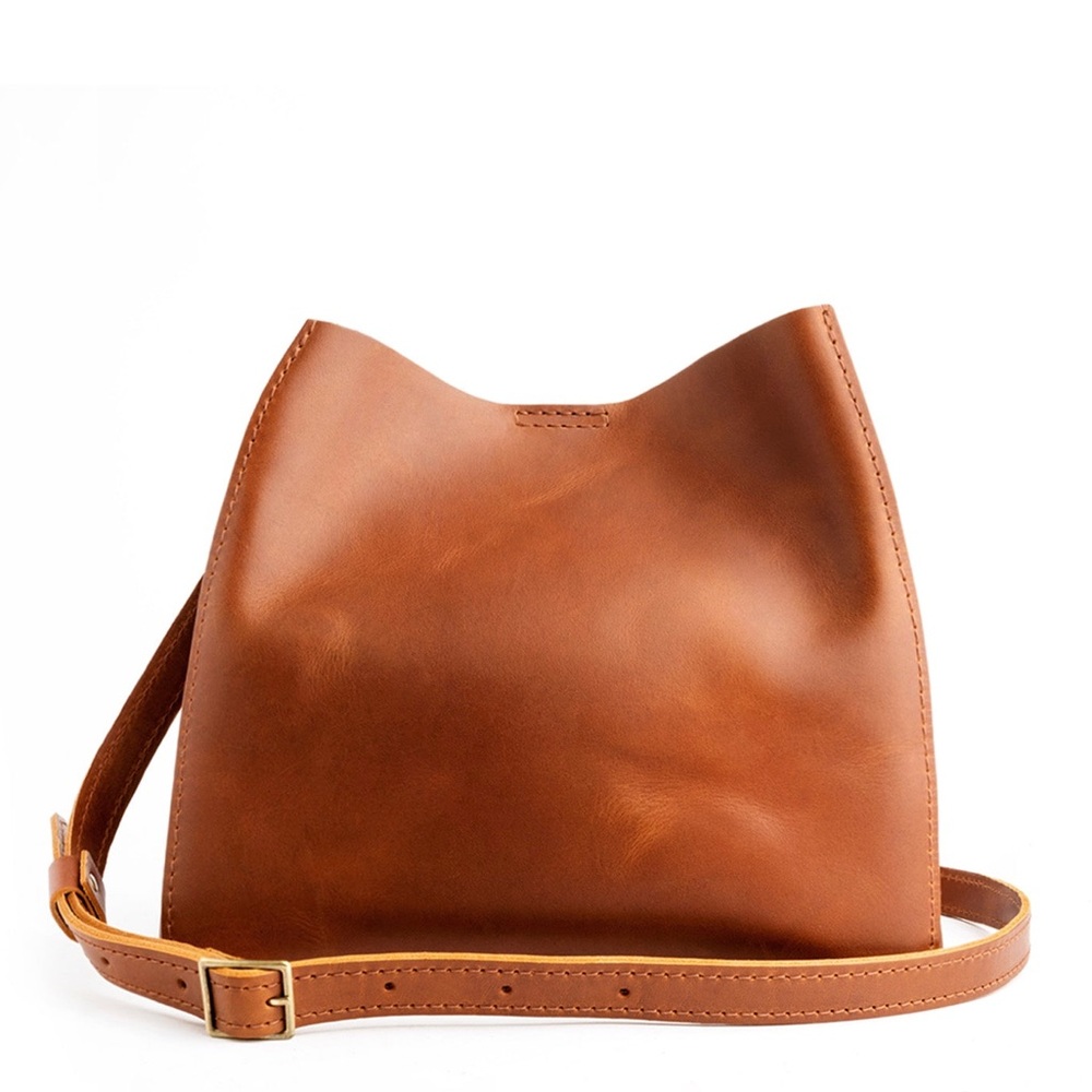 Portland Leather Butterfly Bucket Bag in Honey
